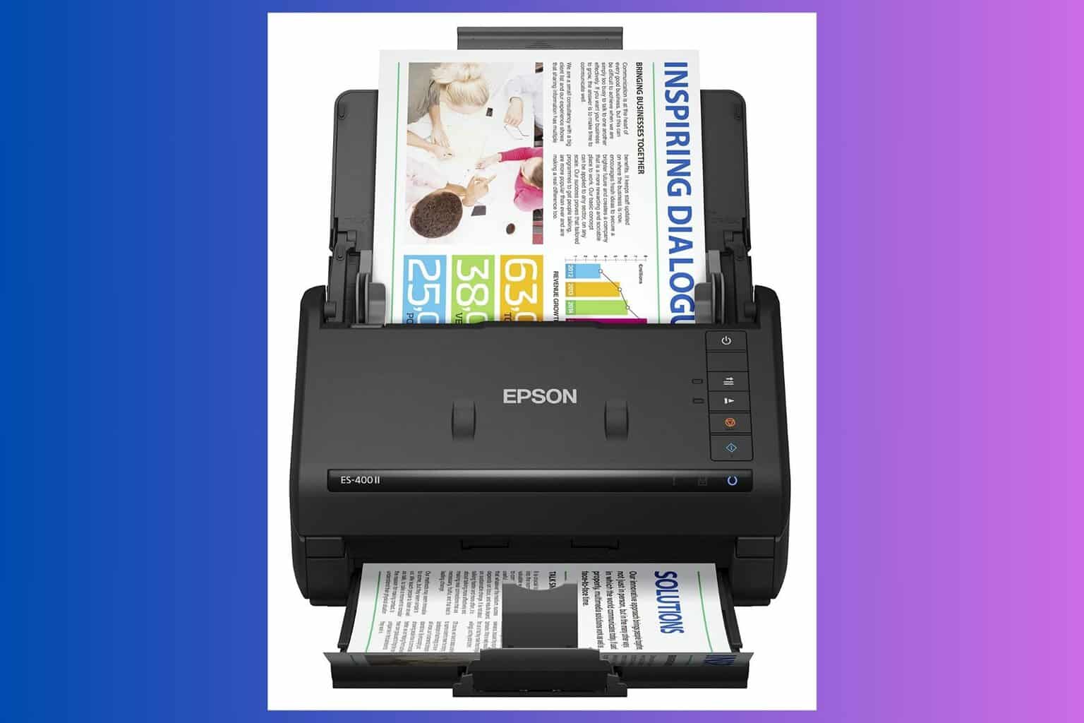 How to download Epson WorkForce ES-400 II driver Windows 10