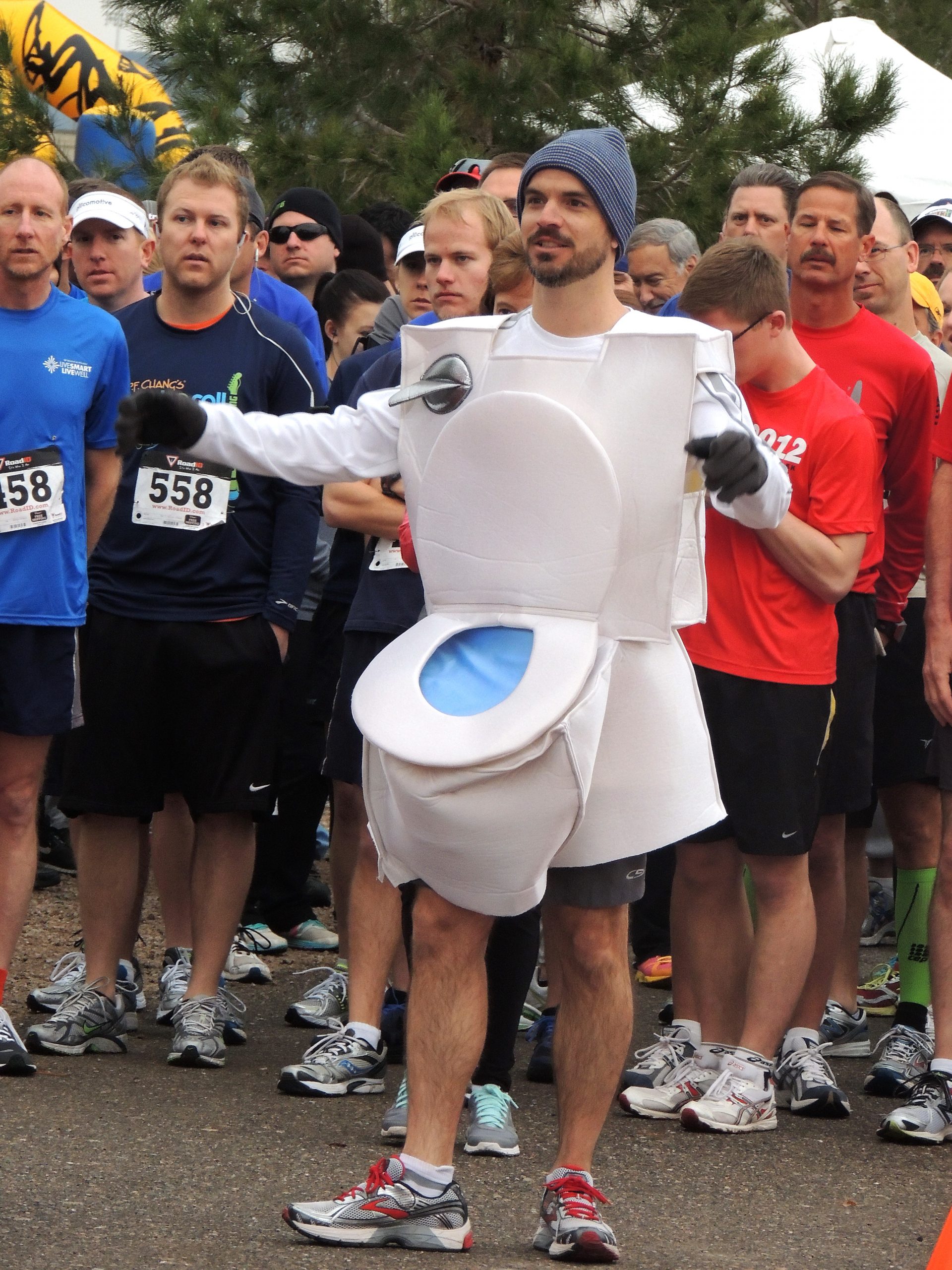 Can you outrun a toilet?
