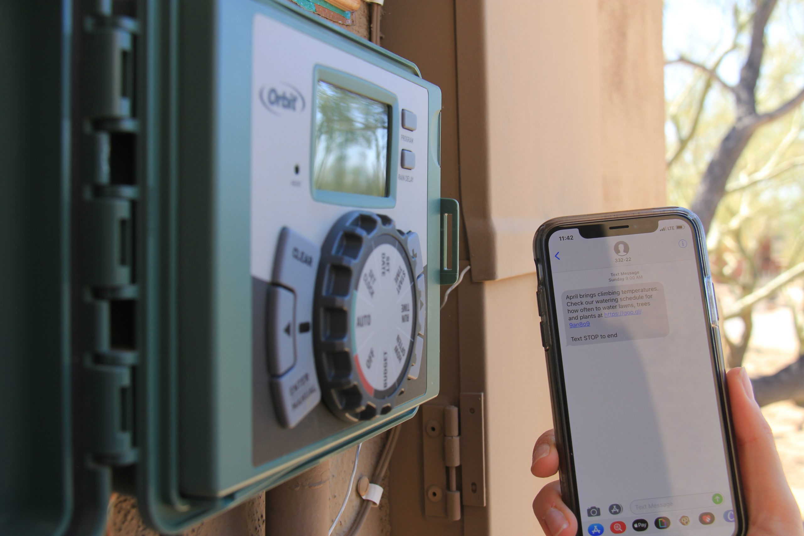 Irrigation Controller and Smart Phone