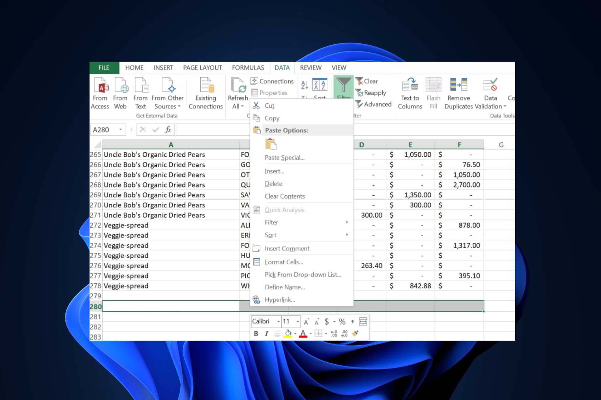 how to remove empty rows in excel