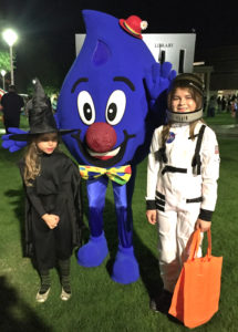 Saving water on halloween